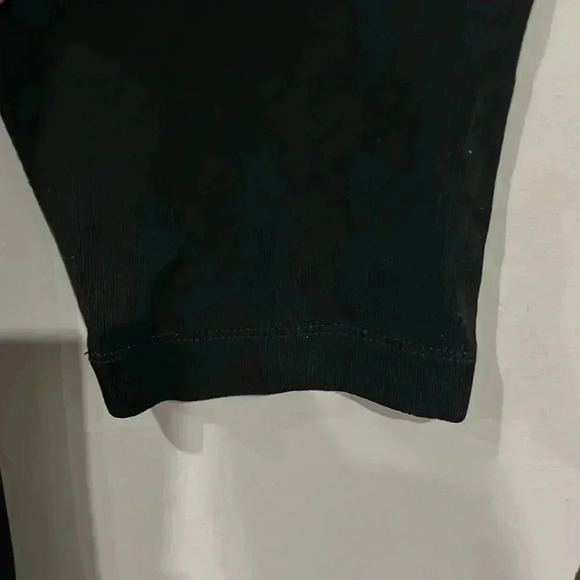 [sz2/L]Chico Travelars Faux  Wrap Black 3/4 Sleeve dress - Picture 4 of 5